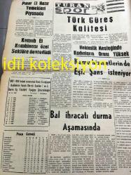 ELAZIĞ TURAN GAZETESİ YEREL TAŞRA BASINI ---21 Aralık 1987 Yıl :58 Sayı :13118--Hükümet  Altın Konusuna Açıklık Getirmeli --Turizmde Tanıtım Hazırlığı --Kurulduğu Tarihten Bugüne Kadar  Tofaş  402 Bin Otomobil  Üretti --Domates Alım fiyatları 50 Lira Olacak --Krediler 13 Trilyon Aştı --Ekmek Fiyatlarının Serbest  Bırakılması İstendi --Almanya Federal Cumhuriyeti 'nde Bir Nebze  Monarşi  Prens Charles ve Lady Diana Almanya Gezisinde --Hamburg da Düzenlenecek Türk Haftası 9 Nisan Tarihinde Ertelendi -- Türk Güreş Kalitesi -Hekimlik  Mesleğinde Kadınların  Oranı Yüksek  Kamu Hizmetlerin  de Eşit Şans İsteniyor --Bal ihracatı durma aşamasında