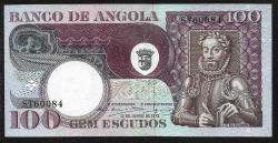** ANGOLA ( 100 * ESCUDOS ) 1973 - ÇİL