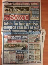 Sözcü Gazetesi, 29 Aralık 2019, Uğur Dondar, Necati Doğru, Yılmaz Özdil, Vural Savaş, Emin Çölaşan, Fatih Altaylı, Ertuğrul Özkök, Ahmet Hamsici, Kerim Tosun, M. Özçelik, Aytung Tokmak, Asuman Aranca, Ahmet Hakan, Miyase Ilknur, Saygı Özturk, Serpil Yılmaz, Sedat Ergin, Sevilay Yılman, Aydın Beki, Ege Cansen, Ozan Tufan, Ali Koç, Ersun Yanal, Damien Comolli, RADAMEL Falcao, Fatih Terim, Nagatomo, Saracchi, Ömer Faruk Mahir, Bülent Uygun, Demba Ba, Crivelli, Fernandes, Tayfur Havutçu, Visca, Quaresma, Mete, Arda Turan, Ali Fatinoğlu, Fatih Terim'in Başarıları, Nagatomo'nun Durumu, Saracchi Transferi, Ömer Faruk Mahir'in Görevi, Bülent Uygun'un İstifası, Demba Ba'nın Performansı, Crivelli'nin Performansı, Tayfur Havutçu'nun Mağlubiyeti