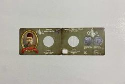Sultan V. Mehmed Reşad Nikel 20 Para Boş Kit Kapama Folder