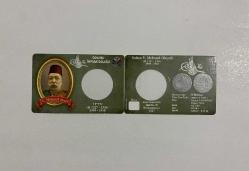 Sultan V. Mehmed Reşad 5 Kuruş Gümüş Boş Kit Kapama Folder