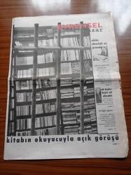 Evrensel Pazar Gazetesi - 15 Kasım 1998 - Ekim Devrimi Ve Pravda - Irak'ta Yaşama Ambargo - Ah Kader Böyle Mi Olacaktı - Tüyap İstanbul Kitap Fuarı - Devletin Pür-ü Pak Başı - Küllerinden Doğan Sosyalist Devrimci Yazın - Mesut Yılmaz - Korkmaz Yiğit - Selüloz İş Sendikası İzmit SEKA Baş Temsilcisi Ali Yılmaz - Sanat Ve Spor Üzerine Post-modern Soylevler - Profesör Doktor Aykut Gence İngiliz Ressam Mark Curtis'in DNA Molekülü Modelini Değerlendirdi