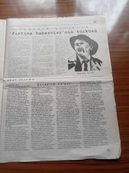 Evrensel Pazar Gazetesi - 15 Kasım 1998 - Ekim Devrimi Ve Pravda - Irak'ta Yaşama Ambargo - Ah Kader Böyle Mi Olacaktı - Tüyap İstanbul Kitap Fuarı - Devletin Pür-ü Pak Başı - Küllerinden Doğan Sosyalist Devrimci Yazın - Mesut Yılmaz - Korkmaz Yiğit - Selüloz İş Sendikası İzmit SEKA Baş Temsilcisi Ali Yılmaz - Sanat Ve Spor Üzerine Post-modern Soylevler - Profesör Doktor Aykut Gence İngiliz Ressam Mark Curtis'in DNA Molekülü Modelini Değerlendirdi