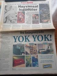 Hürriyet Pazar Gazetesi - 1 Kasım 1998 - Türk Pop Müziğinin Ağır Topu Bülent Ortaçgil Light Çıktı -  Mahallenin Tarihçileri Geliyor - Süperstar Ajda Pekkan Türkiye'nin Güneydoğusunu  İlk Kez Gördü - İşte Yeni Uçaklarımız - Hadi Uluengin - Mükemmel Bir Çin Halk Cumhuriyeti - Tekin Aral - Viski'yi Benden Sorun - Meyve Salataları - Hangi Filmin Başrolündesiniz - Hayvansal İçgüdüler - Disney