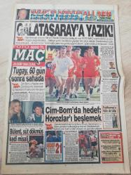 NOSTALJİ FOTOMAÇ GAZETESİ 28 EKİM 1994 EFES PİLSEN KARAKARTALLAR SARI KANARYALAR CİMBOMBOM ARÇİL ŞOTA