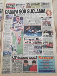 NOSTALJİ FOTOMAÇ GAZETESİ 28 EKİM 1994 EFES PİLSEN KARAKARTALLAR SARI KANARYALAR CİMBOMBOM ARÇİL ŞOTA