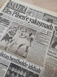 NOSTALJİ FOTOMAÇ GAZETESİ 28 EKİM 1994 EFES PİLSEN KARAKARTALLAR SARI KANARYALAR CİMBOMBOM ARÇİL ŞOTA