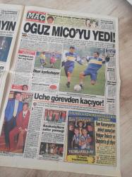 NOSTALJİ FOTOMAÇ GAZETESİ 28 EKİM 1994 EFES PİLSEN KARAKARTALLAR SARI KANARYALAR CİMBOMBOM ARÇİL ŞOTA