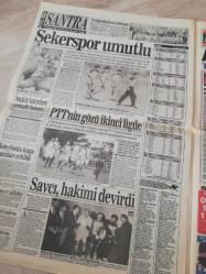 NOSTALJİ FOTOMAÇ GAZETESİ 28 EKİM 1994 EFES PİLSEN KARAKARTALLAR SARI KANARYALAR CİMBOMBOM ARÇİL ŞOTA