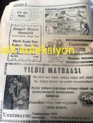 BURSA  BİZİM İNEGÖL  GAZETESİ YEREL TAŞRA BASINI--25 MART 1983--Bilim Teknik'te --Belediye Sarayı Yapılacak --Otomotiv Sanayinde üretim ve Satışları Geçen Yıla Oranla Önemli Artış Gösteriyor ---Marmara Tütün Piyasası  31 Mart 'ta Açılıyor --Dr Ahmet Bakar  Hasta kabulüne  başlamıştır--Bir Genç Kızın Romanı --