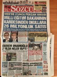 Sözcü Gazetesi, 24 Haziran 2021, Sezgin Baran Korkmaz, İsmail Saymaz, Soner Yalçın, Necati Dogru, Serpil Yılmaz, Yılmaz Ozdil, Emin Colasan, Ziya Selçuk, Oktay Selçuk, Ruhsar Pekcan, Sabahattin Ay, Deniz Ayhan, Fatih Sultan Mehmet, Kanuni Sultan Süleyman, Ekrem Imamoglu, Sedat Peker, Mehmet Muş, Ali Ekber Şen, Özlem Güvenli, Sezgin Baran Korkmaz, Kemal Ankan, Aytunç Erkin, Yekta G. Özden, Ege Cansen, Aziz Yıldırım, Ali Koç, Eyüp Yeşilyurt, Engin Verel, Salih Uçan, Rosier, Ghezzal, Diego Costa, Mitrovic, Kaan Ayhan, Nenad Bjelica, Ahmet Nur Çebi, Kenan Karaman, Burak Elmas, Forsberg, Lewandowski, Dubravka, Laporte, Sarabia, Ferran Torres, Kucka, Eski Başkan, Bugün Basının Karşısına Çıkıyor Yıldırım Konuşacak, Başkan Ali Koç, Yeni Teknik Direktör Konusunda Taraftarları Heyecanlandırdı, 3. Aday Engin Verel Oldu