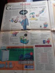 Hürriyet Pazar Gazetesi - 19 Temmuz 1998 - New York Paris Londra'dan Sonra Şimdi De İstanbul Sokaklarında Canlı Heykeller - Üçüncü Fransız Devrimi - Tolkien'in Büyülü Dünyası - Park Ve Ormanların Yeni Durumu - Faye Dunaway - Disney Dünyası - Bu Kent Kargo'ya Dar Geliyor - Press Bey - Bulmaca