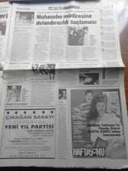 Hürriyet İstanbul Gazetesi - 31 Aralık 1998 - Yılbaşı TV Programı - Sibel Can - İbrahim Tatlıses - Muazzez Ersoy - Özcan Deniz - Ebru Gündeş - Mahsun Kırmızıgül - Huysuz Virjin - Hülya Avşar - İbrahim Erkal - Gülben Ergen - Ajda - Piyango 72 Yıldır Çekiliyor - Paranın Nakden Tarihi - Kadıköy'de Ortaçağ Manzarası - Yılbaşı İçin Süs Yarışı
