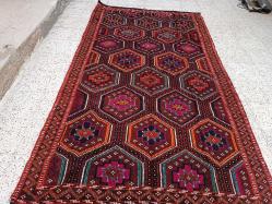 ORJİNAL 100/100 EL YAPIMI HALİ KİLİM DETAYLAR RESIMLERDE MUHTESEM URUN EL YAPIMI  (CD ODA 1 )