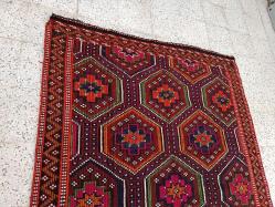 ORJİNAL 100/100 EL YAPIMI HALİ KİLİM DETAYLAR RESIMLERDE MUHTESEM URUN EL YAPIMI  (CD ODA 2 )