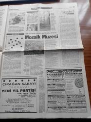 Hürriyet İstanbul Gazetesi - 28 Aralık 1998 - Ömür Biter Yol Bitmez - Yılbaşı Tatili İçin - Nasıl Yolculuk Ediyoruz - Din Adamları Halkın Derdiyle Hemdert Olmalı - İstanbul Müftüsü Necati Tayyar Taş - Mehmet Aslantuğ - Alişan - Mehmet Ali Erbil - Ferhunde Hanımlar - Ali Poyrazoğlu - Televole'de Bu Akşam