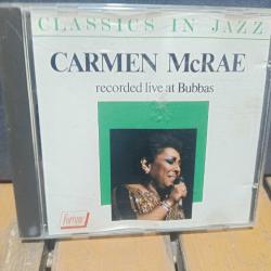 CARMEN MCRAE / RECORDED LIVE AT BUBBAS / CD