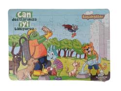Antika - başakgiller can dostlarımıza iyi bakıyoruz karton puzzle 42 parça - kitantik - kitaLog