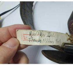 Osmanlı dönemi orijinal antika kemer, yaldızlı,