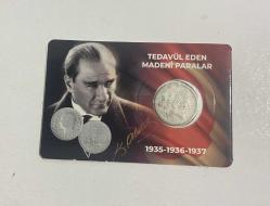 1936 25 Kuruş Gümüş 830 Ayar 3gr