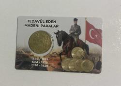 Harf Devrimi Öncesi Cumhuriyetin İlk Paralarından 5 Kuruş 1926-1928 Özel Kiti İçinde