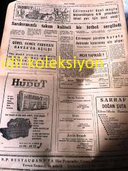 EDİRNE HUDUT GAZETESİ  YEREL TAŞRA BASINI ---9 Şubat 1982 Yıl :13 Sayı :3432--Şoförler ve  Otomobilciler  Derneği'nin  kongresi önce ki gün yapıldı--Muhariplerin danslı aile toplantısı çok neşesi  geçti --Havsa  da modern bir ekmek  fabrikası  hizmete girdi --Türk Traktör Geçen Yıl 11 Bin Traktör Üretti --Libya petrol  borcumuzu alacaklarımıza sayacak ---SSK  hastanelerinde ilgi görmeyen işçi özel  hastanelerde  ödeyeceği tedavi giderini  kurumdan alabilecek --- YHK  süresi  1981 'de biten  1500 toplu iş sözleşmesini ağustosa kadar yenileyecek --Uçan Daireler : Necati  Seçkin --Edirne Spor özel maçta Babaeski Sporu 4-0 yenerken ikinci  yarı için ümit verdi -- Sarı kırmızılı  takım kaliteli  bir futbol sergiledi --Edirne Spor  Yönetim Kurulu Antrenör Konusunu  Ele Alıyor --