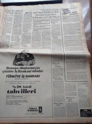 Milliyet Gazetesi - 22 Eylül 1980 - Burhan Felek - Çetin Altan - Bakanlar Açıklandı - Galatasaray'da Bülent Eken'e Geniş Yetkiler Tanındı - Milli Takım İzlanda Maçına Hazırlanıyor - Başbakan Bülend Ulusu - Başbakan Yardımcısı Turgut Özal -  Mehmet Özgüneş - İlter Türkmen - Adalet Bakanı Cevdet Menteş - İlhan Öztrak - Milli Savunma Bakanı Haluk Bayülken