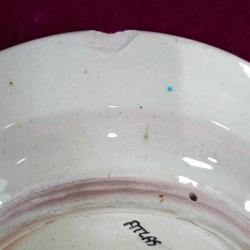 VINTAGE EL BOYAMA ÇİÇEKLER RESİMLİ ATLAS SERAMİK KÜTAHYA ÇİNİ TABAK ÇAP 27 cm , HÂLİYLE