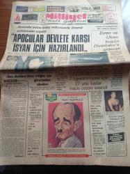 Milliyet Gazetesi - 15 Nisan 1981 - Mümtaz Soysal - Burhan Felek - Çetin Altan - Abdülcanbaz - Turhan Selçuk - Apocular Devlete İsyana Hazırlanıyordu - Dünya Kupası Eleme Grupları - İlyas Tüfekçi - Türkiye Çekoslovakya Maçı - Kenan Evren Ve Bülend Ulusu Bugün Diyarbakır'a Gidecek - Bülent Ersoy Kadınlık İçin Ameliyat Edildi - Alparslan Türkeş Bir Davadan Beraat Etti - Bülent Ecevit