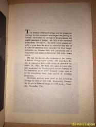 İstanbul American Colleges - Alumni Bulletin - Patrick Murphy Malin - İngilizce (İstanbul Amerikan Kolejleri - Mezun Bülteni)