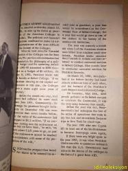 İstanbul American Colleges - Alumni Bulletin - Patrick Murphy Malin - İngilizce (İstanbul Amerikan Kolejleri - Mezun Bülteni)