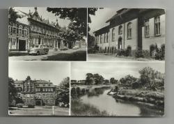 1981 POSTDAM DAMGALI POSTADAN GEÇMİŞ 4 PARÇALI BEELITZ KARTPOSTALI...