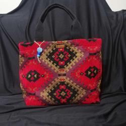 Kilim desen çanta