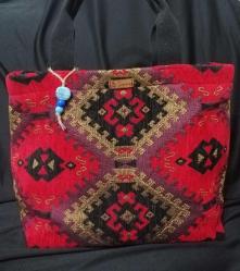 Kilim desen çanta