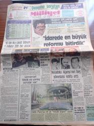 Milliyet Gazetesi - 20 Haziran 1984 - Avrupa Kupasında Danimarka Yarı Finalde - Mehmet Barlas - Mümtaz Soysal - Anadolu Ajansının Beş Yöneticisi İstifa Etti - Necati Zincirkıran - Hüsamettin Çelebi - Tekirdağ Belediyesi Abdi İpekçi Meydanının Adını Değiştirdik - Turgut Özal İdarede En Büyük Reformu Bitirdik - Papa'ya Suikast Girişiminin Ardında Sovyet Desteğiyle Bulgarlar Var