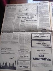 Milliyet Gazetesi - 20 Haziran 1984 - Avrupa Kupasında Danimarka Yarı Finalde - Mehmet Barlas - Mümtaz Soysal - Anadolu Ajansının Beş Yöneticisi İstifa Etti - Necati Zincirkıran - Hüsamettin Çelebi - Tekirdağ Belediyesi Abdi İpekçi Meydanının Adını Değiştirdik - Turgut Özal İdarede En Büyük Reformu Bitirdik - Papa'ya Suikast Girişiminin Ardında Sovyet Desteğiyle Bulgarlar Var