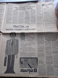 Milliyet Gazetesi - 20 Haziran 1984 - Avrupa Kupasında Danimarka Yarı Finalde - Mehmet Barlas - Mümtaz Soysal - Anadolu Ajansının Beş Yöneticisi İstifa Etti - Necati Zincirkıran - Hüsamettin Çelebi - Tekirdağ Belediyesi Abdi İpekçi Meydanının Adını Değiştirdik - Turgut Özal İdarede En Büyük Reformu Bitirdik - Papa'ya Suikast Girişiminin Ardında Sovyet Desteğiyle Bulgarlar Var