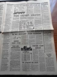 Milliyet Gazetesi - 19 Nisan 1991 - Mümtaz Soysal - Sami Kohen - Necati Doğru - Hasan Pulur - Abdülhamid Döneminde Masonluk - Kenan Evren'in Anıları Yazı Dizisi - Fatih Terim - Piontekk İsyanı - Feyyaz Uçar - Turgut Özal'ın Bush'la Kafa Kafaya Verip Hazırladığı Kuzey Irak Projesi Birleşmiş Milletler Yönetiminde Kürt Bölgesi Öngörüyor - Mustafa Taşar'a Göre Semra Özal İstanbul İl Başkanı - Eski Ordu Valisi Reşat Akkaya'ya Silahlı Saldırı - Filistin Kampı Korkusu - Papandreu Geliyor