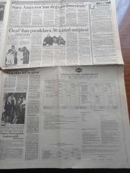 Milliyet Gazetesi - 19 Nisan 1991 - Mümtaz Soysal - Sami Kohen - Necati Doğru - Hasan Pulur - Abdülhamid Döneminde Masonluk - Kenan Evren'in Anıları Yazı Dizisi - Fatih Terim - Piontekk İsyanı - Feyyaz Uçar - Turgut Özal'ın Bush'la Kafa Kafaya Verip Hazırladığı Kuzey Irak Projesi Birleşmiş Milletler Yönetiminde Kürt Bölgesi Öngörüyor - Mustafa Taşar'a Göre Semra Özal İstanbul İl Başkanı - Eski Ordu Valisi Reşat Akkaya'ya Silahlı Saldırı - Filistin Kampı Korkusu - Papandreu Geliyor