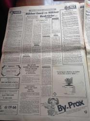 Milliyet Gazetesi - 13 Haziran 1981 - Mümtaz Soysal - Refik Erduran - Mete Akyol - Çetin Altan - Turhan Selçuk - Fenerbahçe Tottenham Maçı - İstanbul Yeldeğirmeni Türkiye Amatör Futbol Şampiyonasında Final Oynayacak - Türkiye Güzeli Ayşegül Ercan - Devlet Başkanı Kenan Evren 11 Eylül'deki Parti Yöneticileri Kurucu Ve İlk Meclis'e Giremeyecek - Vali Ayaz Hiçbir Eşcinsel Sosyal Faaliyette Bulunamayacak - Celal Bayar Taburcu Oldu - ASALA'nın İsviçre Cephesi