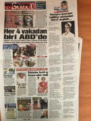 Sözcü Gazetesi, 4 Nisan 2020, Rahmi Turan, Uğur Dündar, Necati Doğru, Murat Muratoğlu, Yılmaz Özdil, Emin Çölaşan, Ekrem İmamoğlu, Prof. Alpay Azap, Ali Mahir Başarır, İsmailağa Derneği, Deniz Ayhan, Tunç Soyer, Nükhet Hotar Göksel, Gökmen Ulu, Kemal Kılıçdaroğlu, Recep Aydın, Bengül Demirel, Kenan Sönmez, Devlet Bahçeli, Meral Akşener, Aytunç Erkin, Deniz Zeyrek, UEFA, Umut Meler, Gülden, Arin Bülent, Babası, İrfan, Bernie Ecclestone, Fabiana, Necdet Ergezen, Fatih Terim, Rezan Epözdemir, Dorukhan Toköz, Emre Kocadağ, Alexander Sörloth, Kasper Wikestad, UEFA'nın Başkanı Ceferin: 