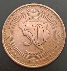 Efemera - @@ 1998 Bosna Hersek 50 Feninga @@ - kitantik - kitaLog