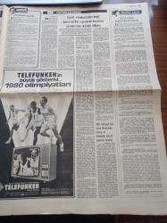 Milliyet Gazetesi - 16 Temmuz 1980 - Mümtaz Soysal - Burhan Felek - Çetin Altan - Olimpiyat Açılış Töreni Lenin Stadında Yapılacak -  Cem Pamiroğlu Almanya'nın Her Takımında Rahatlıkla Oynar - İstanbul CHP Milletvekili Abdurrahman Köksaloğlu Öldürüldü - Bülent Ecevit - Gemlik Vapuru Rodos'ta Saldırıya Uğradı - Hisseli Harikalar Kumpanyası Çeşme Kalesinde Sergilendi - Fatsa'da Gözaltındaki 250 Kişi Serbest Bırakıldı