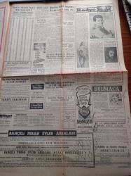 Milliyet Gazetesi - 11 Haziran 1955 - Basketbolda Macarlara Yenildik - Türk Yunan Yugoslav Atletleri Karşı Karşıya - Nicky Hilton'un Yeni Aşkı Terry Moore - Şemsi Günaltay CHP Haysiyet Divanından İstifa Etti - Hilton Oteli Dün Merasimle Açıldı - Casusluk Yapan İki Bulgar Yakalandı - Peyami Safa - Şehir Meclisi Azaları Hilton'a Boykot Yapıyor