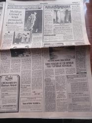 Milliyet Gazetesi - 17  Ekim 1982 - Belgin Güven Kraliçe Oldu - Fenerbahçe Efe'li Silahlı Kuvvetlergücü'nü 85 54 Yendi - Alkışlar Sarıyer Ve Samsunspor İçin - Mehmet Ali Ağca Ömer Bağcı İle Aynı Örgüt Adına Çalıştık - Bülend Ulusu Hedef Fiyat Artışını %20'ye İndirmek - Mehmet Ali Birand - Süleyman Demirel - Bülent Ecevit - Dünyayı Sarsan 13 Gün