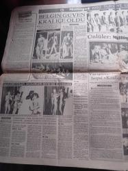 Milliyet Gazetesi - 17  Ekim 1982 - Belgin Güven Kraliçe Oldu - Fenerbahçe Efe'li Silahlı Kuvvetlergücü'nü 85 54 Yendi - Alkışlar Sarıyer Ve Samsunspor İçin - Mehmet Ali Ağca Ömer Bağcı İle Aynı Örgüt Adına Çalıştık - Bülend Ulusu Hedef Fiyat Artışını %20'ye İndirmek - Mehmet Ali Birand - Süleyman Demirel - Bülent Ecevit - Dünyayı Sarsan 13 Gün