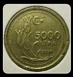 1998 - 5 BİN LİRA (5000 Lira) TCM98
