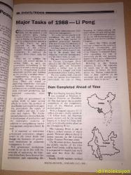 Beijing Review : A Chinese Weekly of News and Views - No.2 January 1988 - İngilizce Dergi (Europe's Role in Maintaining World Peace - Major Tasks of 1988 , Li Peng Dam Completed Ahead of Time Beijing Metro Has New Circle Line - Shangai Opens Railway Station - China to Ban Juvenile Smoking Firm Promotes Labour Exports Weekly Chronicle - Afghanistan : Outlook for Political Settlement Still Dim - Zimbabwe : Political Parties To Join Forces - Czechoslovakia : Keeping Up With the Reform Trend - Panama : Political Skirmishes Continue - Europe : A Force for Maintaining Peace - Kissinger on East-West Relations - Soviet Reform Programme Faces Test - Promoting Consultation and Dialogue)