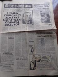 Milliyet Gazetesi - 6 Ağustos 1971 - Hasan Pulur - Portekiz'de 45 Yıldır Uygulanan Basın Sansürü Kaldırıldı - Jackie Onassis'in Çıplak Resimleri İçin Onasis 80.000 Mark Verdi - Türkiye'nin En Çok Turist Çeken İlçesi Kuşadası - Kemal Kurdaş - Hitler'in Hazırladığı Suikastın İçyüzü Yazı Dizisi - Joseph Stalin Churchill'i Almanya Sempatizanı Olmakla Suçluyor