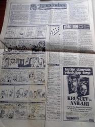 Milliyet Gazetesi - 6 Ağustos 1971 - Hasan Pulur - Portekiz'de 45 Yıldır Uygulanan Basın Sansürü Kaldırıldı - Jackie Onassis'in Çıplak Resimleri İçin Onasis 80.000 Mark Verdi - Türkiye'nin En Çok Turist Çeken İlçesi Kuşadası - Kemal Kurdaş - Hitler'in Hazırladığı Suikastın İçyüzü Yazı Dizisi - Joseph Stalin Churchill'i Almanya Sempatizanı Olmakla Suçluyor